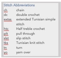 a picture of a stitch abbreviation