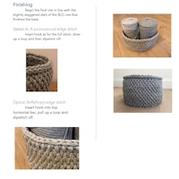 how to make a crocheted basket