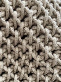 a close up of a knitted blanket